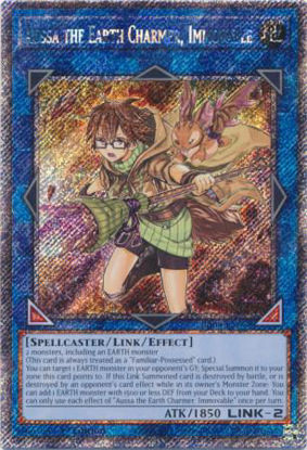 Aussa the Earth Charmer, Immovable - RA04-EN078-SCR - (V.3 - Secret Rare) 1st Edition