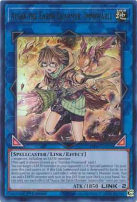 Aussa the Earth Charmer, Immovable - RA04-EN078-UR - (V.2 - Ultra Rare) 1st Edition