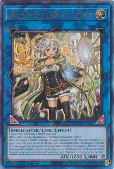 Lyna the Light Charmer, Lustrous - RA04-EN081-QCR - (V.5 - Quarter Century Secret Rare) 1st Edition