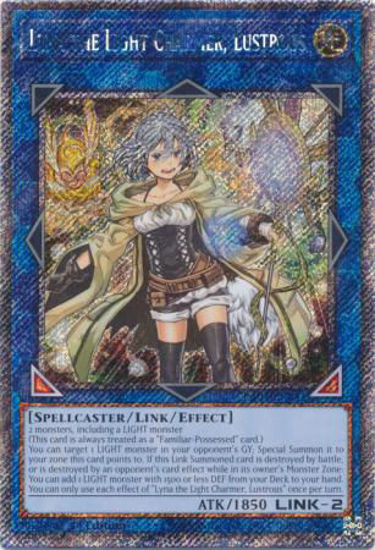 Lyna the Light Charmer, Lustrous - RA04-EN081-SCR - (V.3 - Secret Rare) 1st Edition
