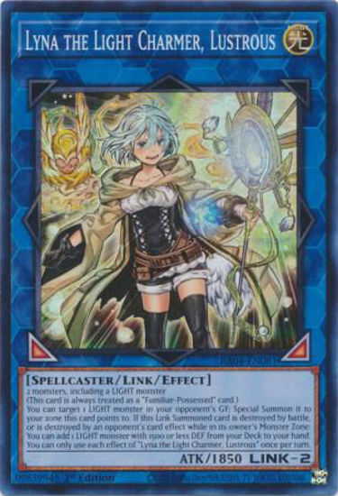 Lyna the Light Charmer, Lustrous - RA04-EN081-SR - (V.1 - Super Rare) 1st Edition