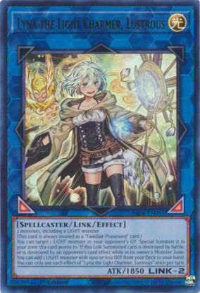 Lyna the Light Charmer, Lustrous - RA04-EN081-UR - (V.2 - Ultra Rare) 1st Edition