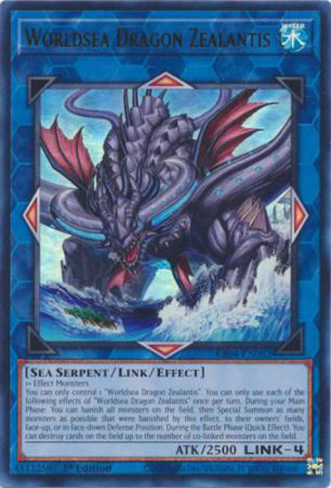 Worldsea Dragon Zealantis - RA04-EN082-UR - (V.2 - Ultra Rare) 1st Edition