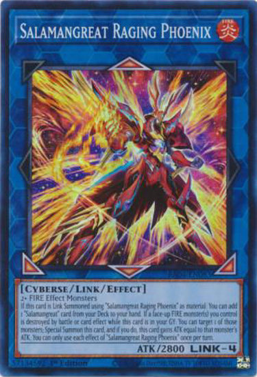 Salamangreat Raging Phoenix - RA04-EN083-SR - (V.1 - Super Rare) 1st Edition