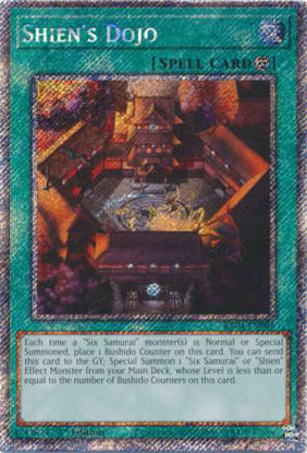 Shien's Dojo - RA04-EN088-PSR - (V.4 - Platinum Secret Rare) 1st Edition