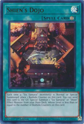 Shien's Dojo - RA04-EN088-UR - (V.2 - Ultra Rare) 1st Edition