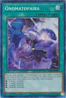 Onomatopaira - RA04-EN089-CR - (V.6 - Collector's Rare) 1st Edition