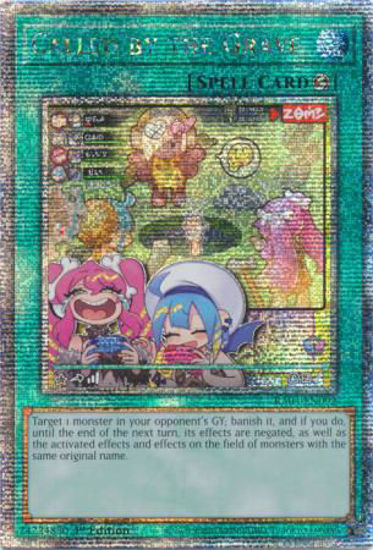 Called by the Grave (Alternitive Art)- RA04-EN092-QCR - (V.1 - Quarter Century Secret Rare) 1st Edition