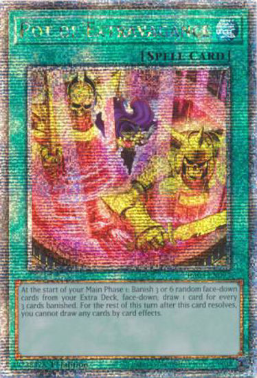Pot of Extravagance (Alternitive Art) - RA04-EN093-QCR - (V.1 - Quarter Century Secret Rare) 1st Edition