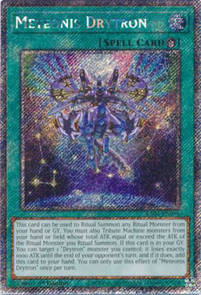 Meteonis Drytron - RA04-EN096-SCR - (V.3 - Secret Rare) 1st Edition