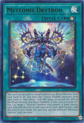 Meteonis Drytron - RA04-EN096-UR - (V.2 - Ultra Rare) 1st Edition