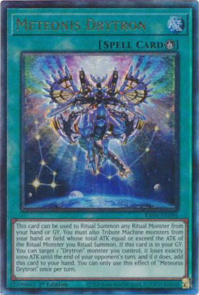 Meteonis Drytron - RA04-EN096-UTR - (V.7 - Ultimate Rare) 1st Edition