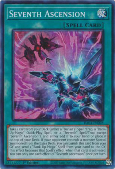 Seventh Ascension - RA04-EN098-SR - (V.1 - Super Rare) 1st Edition