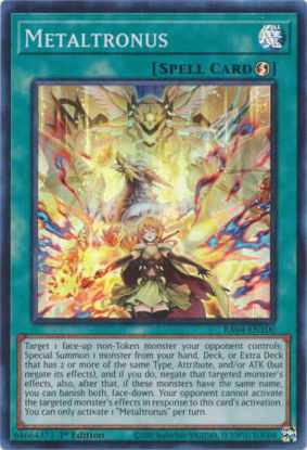 Metaltronus - RA04-EN100-SR - (V.1 - Super Rare) 1st Edition