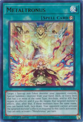 Metaltronus - RA04-EN100-UR - (V.2 - Ultra Rare) 1st Edition
