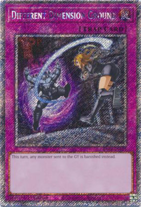 Different Dimension Ground - RA04-EN101-PSR - (V.4 - Platinum Secret Rare) 1st Edition
