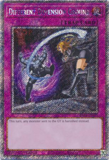 Different Dimension Ground - RA04-EN101-PSR - (V.4 - Platinum Secret Rare) 1st Edition