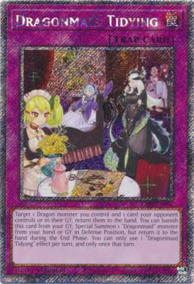 Dragonmaid Tidying - RA04-EN102-SCR - (V.3 - Secret Rare) 1st Edition