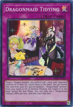 Dragonmaid Tidying - RA04-EN102-SR - (V.1 - Super Rare) 1st Edition