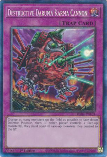 Destructive Daruma Karma Cannon - RA04-EN103-QCR - (V.5 - Quarter Century Secret Rare) 1st Edition