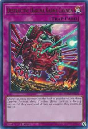 Destructive Daruma Karma Cannon - RA04-EN103-UR - (V.2 - Ultra Rare) 1st Edition