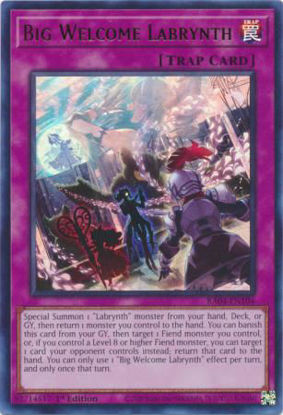 Big Welcome Labrynth - RA04-EN104-UR - (V.2 - Ultra Rare) 1st Edition