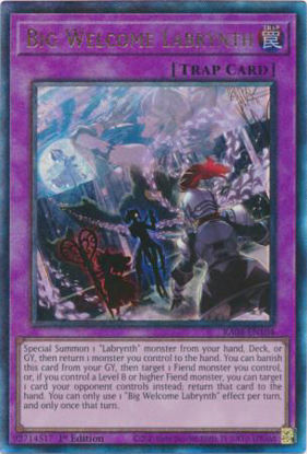 Big Welcome Labrynth - RA04-EN104-UTR - (V.1 - Ultimate Rare) 1st Edition