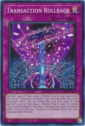Transaction Rollback - RA04-EN105-SR - (V.1 - Super Rare) 1st Edition