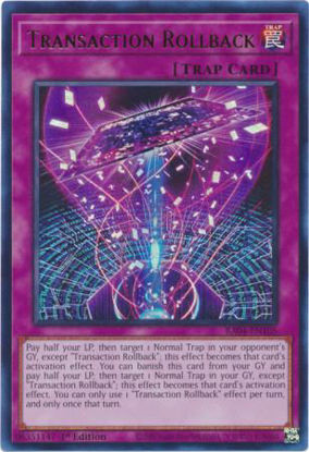 Transaction Rollback - RA04-EN105-SR - (V.2 - Ultra Rare) 1st Edition