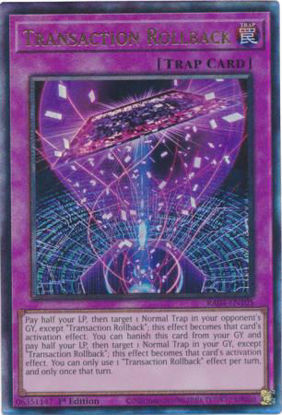 Transaction Rollback - RA04-EN105-UTR - (V.7 - Ultimate Rare) 1st Edition