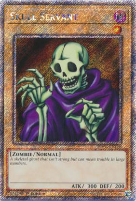Skull Servant - RA04-EN110-PSR - (V.4 - Platinum Secret Rare) 1st Edition