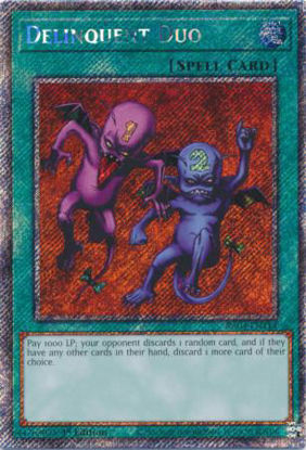 Delinquent Duo - RA04-EN114-PSR - (V.4 - Platinum Secret Rare) 1st Edition