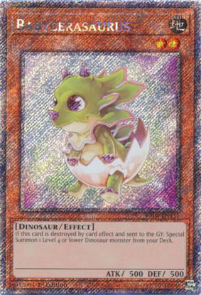Babycerasaurus - RA04-EN131-PSR - (V.4 - Platinum Secret Rare) 1st Edition