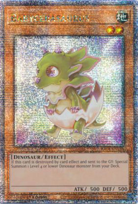 Babycerasaurus - RA04-EN131-QCR - (V.5 - Quarter Century Secret Rare) 1st Edition
