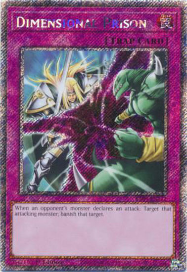 Dimensional Prison - RA04-EN132-PSR - (V.4 - Platinum Secret Rare) 1st Edition