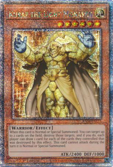 Kuraz the Light Monarch - RA04-EN133-QCR - (V.5 - Quarter Century Secret Rare) 1st Edition