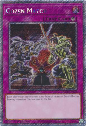 Gozen Match - RA04-EN134-PSR - (V.4 - Platinum Secret Rare) 1st Edition