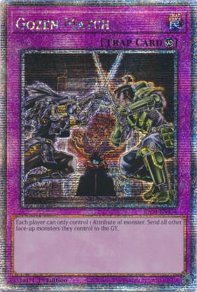 Gozen Match - RA04-EN134-QCR - (V.5 - Quarter Century Secret Rare) 1st Edition