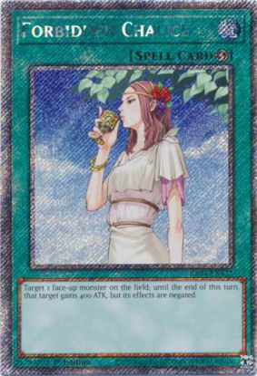 Forbidden Chalice - RA04-EN137-PSR - (V.4 - Platinum Secret Rare) 1st Edition