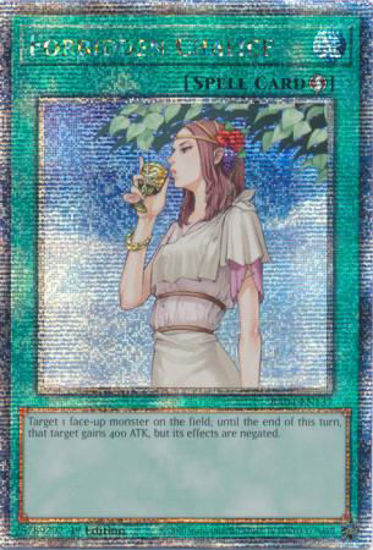 Forbidden Chalice - RA04-EN137-QCR - (V.5 - Quarter Century Secret Rare) 1st Edition