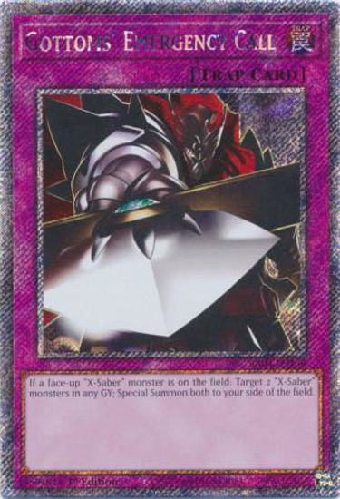 Gottoms' Emergency Call - RA04-EN138-PSR - (V.4 - Platinum Secret Rare) 1st Edition