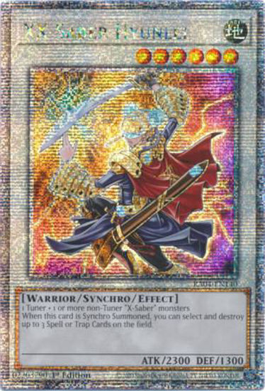 XX-Saber Hyunlei - RA04-EN140-QCR - (V.5 - Quarter Century Secret Rare) 1st Edition