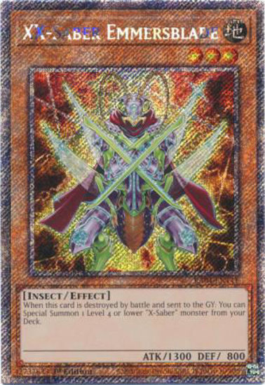 XX-Saber Emmersblade - RA04-EN141-PSR - (V.4 - Platinum Secret Rare) 1st Edition