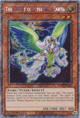 The Agent of Mystery - Earth - RA04-EN146-PSR - (V.4 - Platinum Secret Rare) 1st Edition