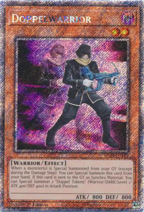 Doppelwarrior - RA04-EN147-PSR - (V.4 - Platinum Secret Rare) 1st Edition