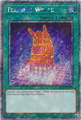 Terminal World - RA04-EN148-PSR - (V.4 - Platinum Secret Rare) 1st Edition