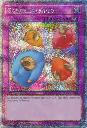 Token Stampede - RA04-EN149-QCR - (V.5 - Quarter Century Secret Rare) 1st Edition