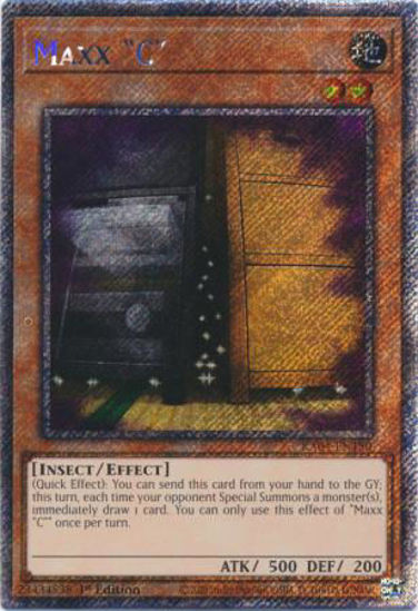 Maxx "C" - RA04-EN150-PSR - (V.4 - Platinum Secret Rare) 1st Edition