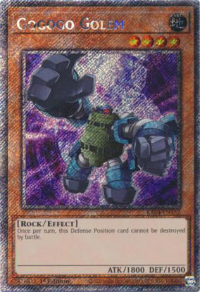 Gogogo Golem - RA04-EN152-PSR - (V.4 - Platinum Secret Rare) 1st Edition