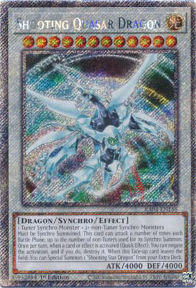 Shooting Quasar Dragon - RA04-EN158-PSR - (V.4 - Platinum Secret Rare) 1st Edition